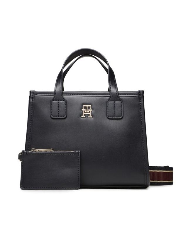 Tommy Hilfiger Tommy Hilfiger Дамска чанта Th City Summer Mini Tote AW0AW14875 Тъмносин