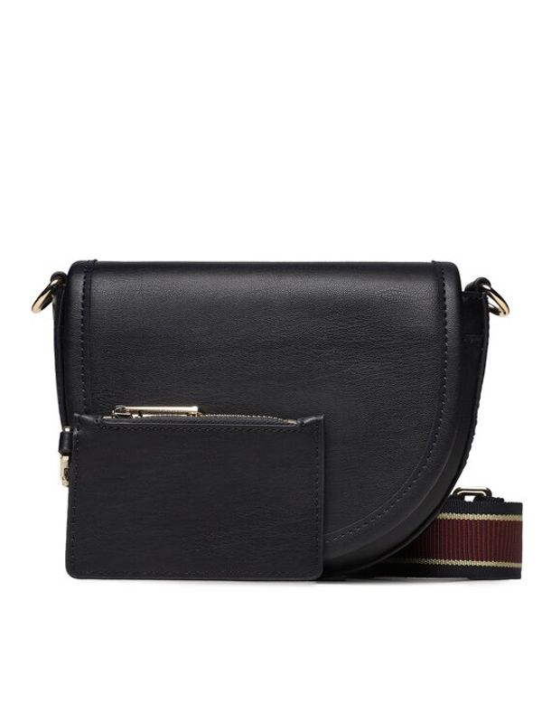 Tommy Hilfiger Tommy Hilfiger Дамска чанта Th City Summer Saddle Bag AW0AW14877 Тъмносин