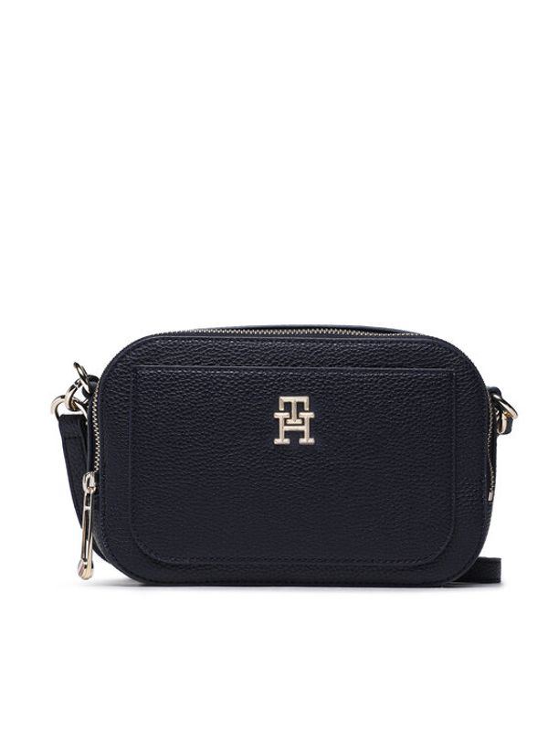 Tommy Hilfiger Tommy Hilfiger Дамска чанта Th Emblem Camera Bag AW0AW14501 Тъмносин