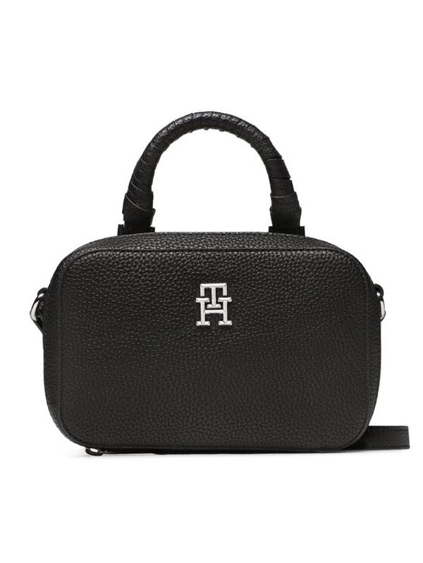 Tommy Hilfiger Tommy Hilfiger Дамска чанта Th Emlem Trunk AW0AW14880 Черен