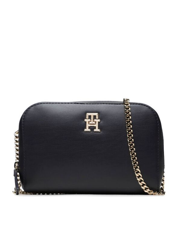 Tommy Hilfiger Tommy Hilfiger Дамска чанта Th Feminne Crossover AW0AW14871 Тъмносин