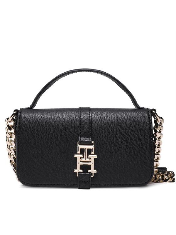 Tommy Hilfiger Tommy Hilfiger Дамска чанта Th Plush Crossover AW0AW14186 Черен