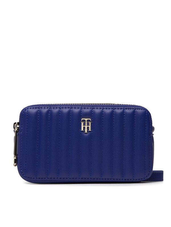 Tommy Hilfiger Tommy Hilfiger Дамска чанта Th Timeless Camera Bag Quilted AW0AW13143 Син