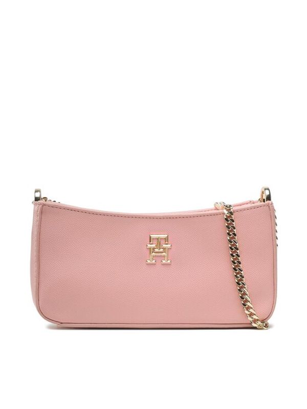 Tommy Hilfiger Tommy Hilfiger Дамска чанта Th Timeless Chain Crossover AW0AW14483 Розов
