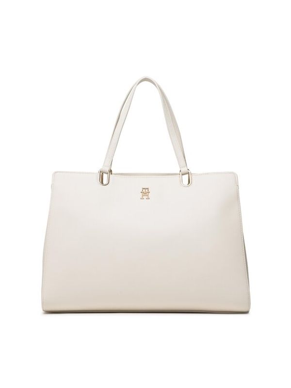 Tommy Hilfiger Tommy Hilfiger Дамска чанта Th Timeless Satchel AW0AW14491 Бежов