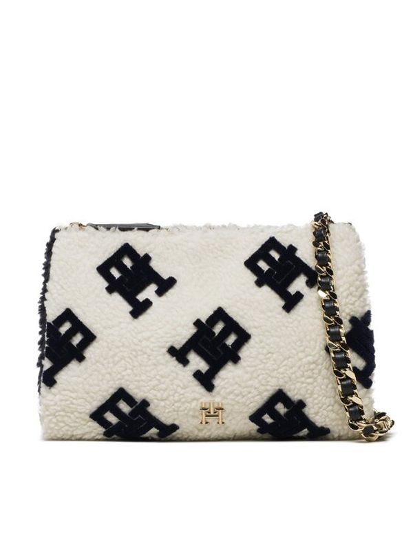 Tommy Hilfiger Tommy Hilfiger Дамска чанта Tommy Cosy Hndmuff Crossover AW0AW14363 Бял