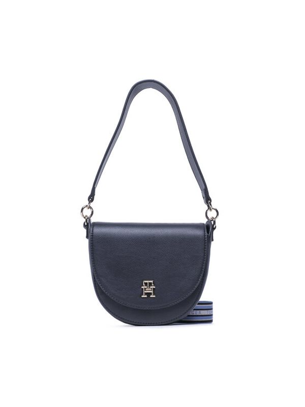 Tommy Hilfiger Tommy Hilfiger Дамска чанта Tommy Life Saddle Bag AW0AW14167 Черен