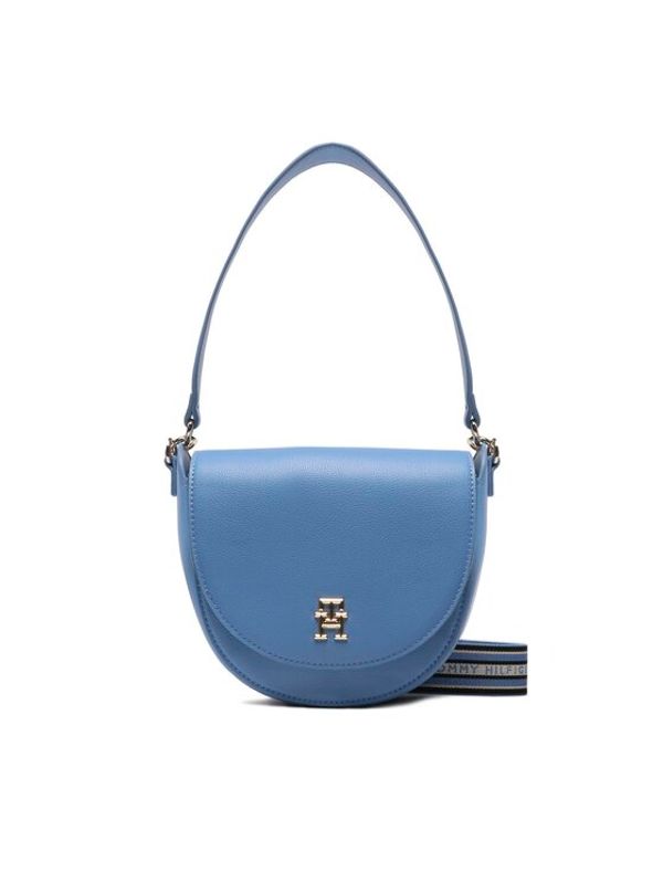 Tommy Hilfiger Tommy Hilfiger Дамска чанта Tommy Life Saddle Bag AW0AW14167 Син