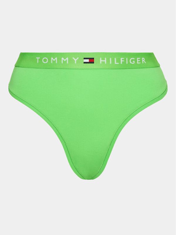 Tommy Hilfiger Tommy Hilfiger Дамски бикини тип бразилиана UW0UW04146 Зелен