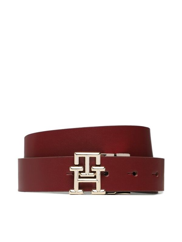 Tommy Hilfiger Tommy Hilfiger Дамски колан Th Logo Rev 3.0 AW0AW14946 Бордо