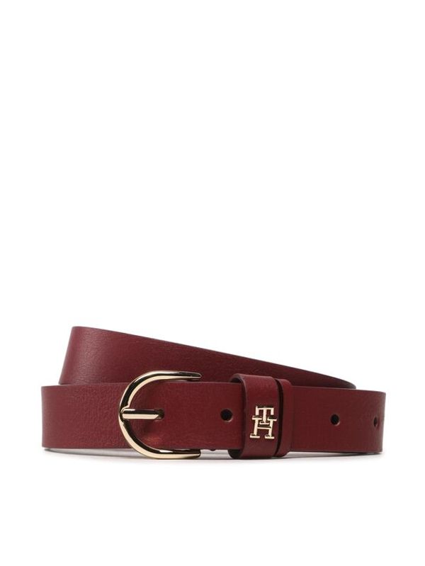 Tommy Hilfiger Tommy Hilfiger Дамски колан Th Timeless 2.5 AW0AW14939 Бордо