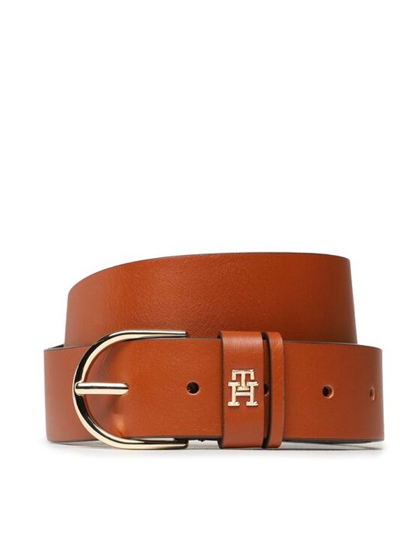 Tommy Hilfiger Tommy Hilfiger Дамски колан Th Timeless 3.5 AW0AW14941 Кафяв