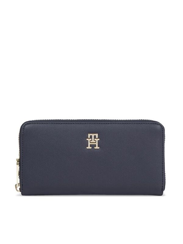 Tommy Hilfiger Tommy Hilfiger Дамски портфейл Poppy Plus Large Za AW0AW15586 Тъмносин