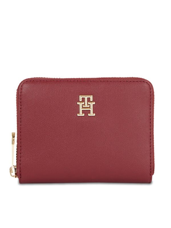 Tommy Hilfiger Tommy Hilfiger Дамски портфейл Poppy Plus Med Za AW0AW15259 Червен
