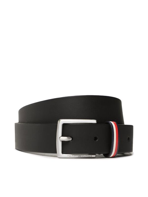 Tommy Hilfiger Tommy Hilfiger Детски колан Leather Belt AU0AU01560 Черен