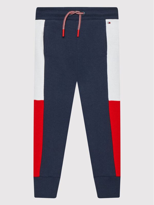 Tommy Hilfiger Tommy Hilfiger Долнище анцуг Colorblock KG0KG06218 D Тъмносин Regular Fit