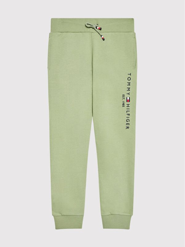 Tommy Hilfiger Tommy Hilfiger Долнище анцуг Essential KB0KB05753 D Зелен Regular Fit