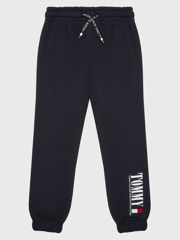 Tommy Hilfiger Tommy Hilfiger Долнище анцуг Graphic KB0KB07839 M Тъмносин Regular Fit