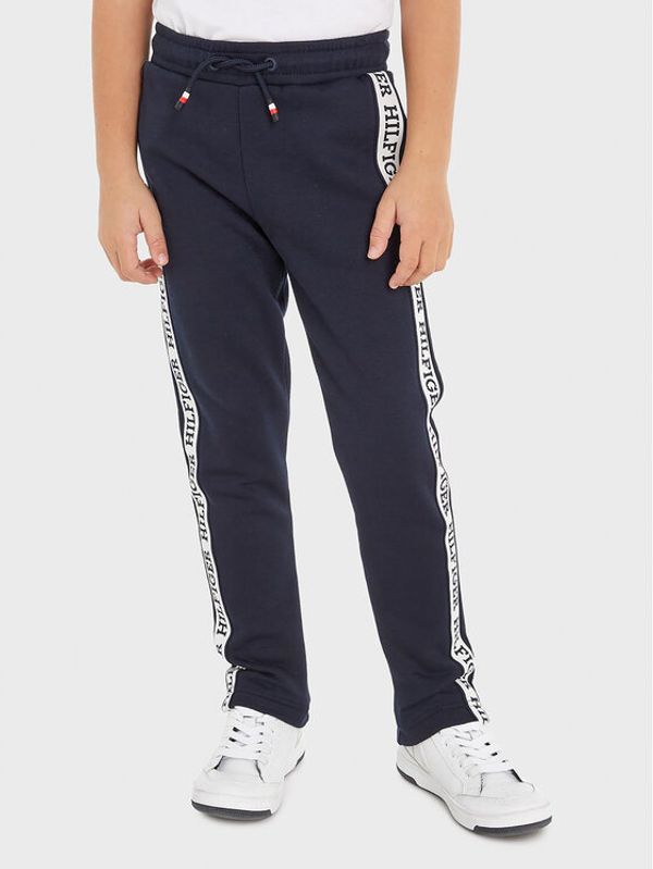 Tommy Hilfiger Tommy Hilfiger Долнище анцуг KB0KB08386 D Син Regular Fit