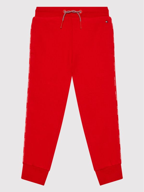 Tommy Hilfiger Tommy Hilfiger Долнище анцуг Piping KG0KG05671 D Червен Regular Fit