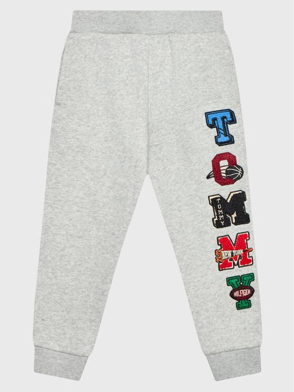 Tommy Hilfiger Tommy Hilfiger Долнище анцуг Towelling KB0KB07843 Сив Regular Fit