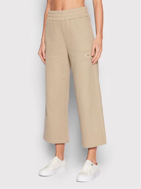 Tommy Hilfiger Tommy Hilfiger Долнище анцуг WW0WW34670 Бежов Relaxed Fit