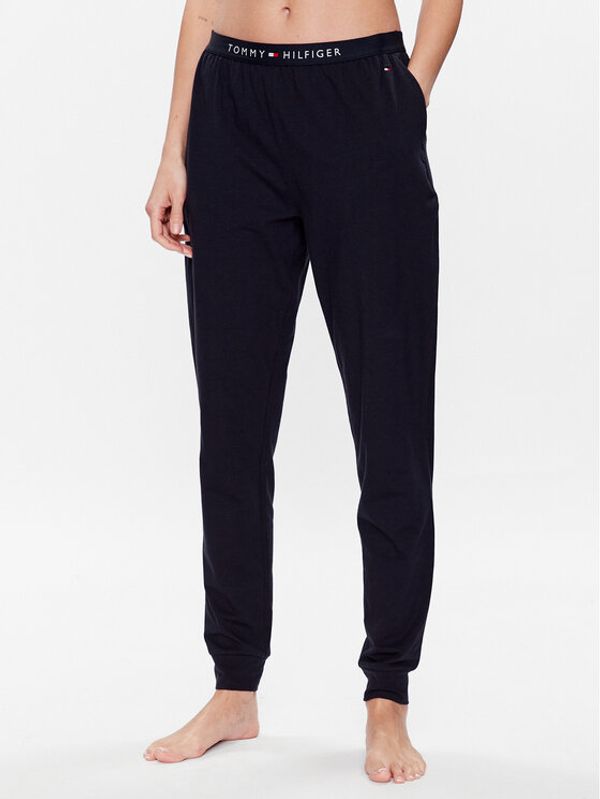 Tommy Hilfiger Tommy Hilfiger Долнище на пижама UW0UW04523 Тъмносин Regular Fit