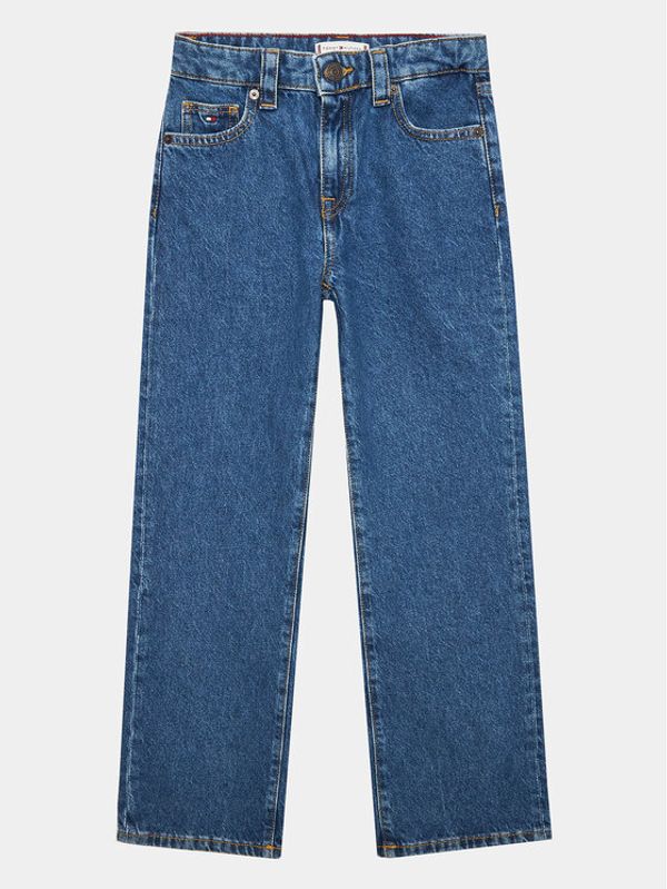 Tommy Hilfiger Tommy Hilfiger Дънки Girlfriend KG0KG07337 D Тъмносин Regular Fit