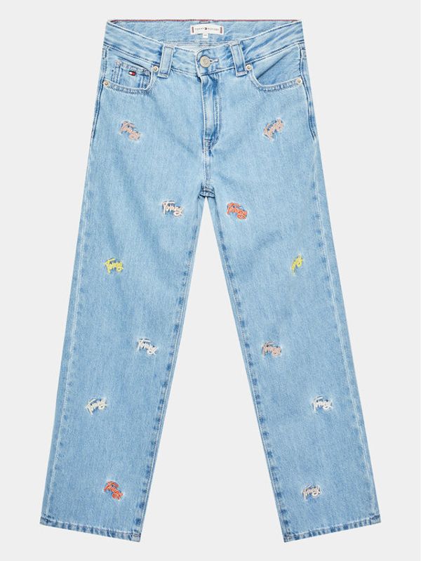 Tommy Hilfiger Tommy Hilfiger Дънки KG0KG07168 D Син Straight Fit