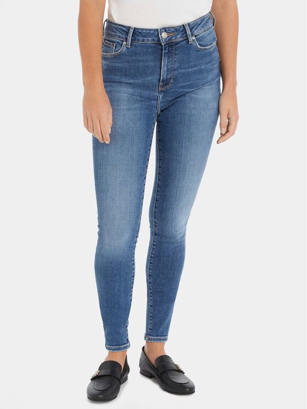 Tommy Hilfiger Tommy Hilfiger Дънки WW0WW38905 Кафяв Skinny Fit