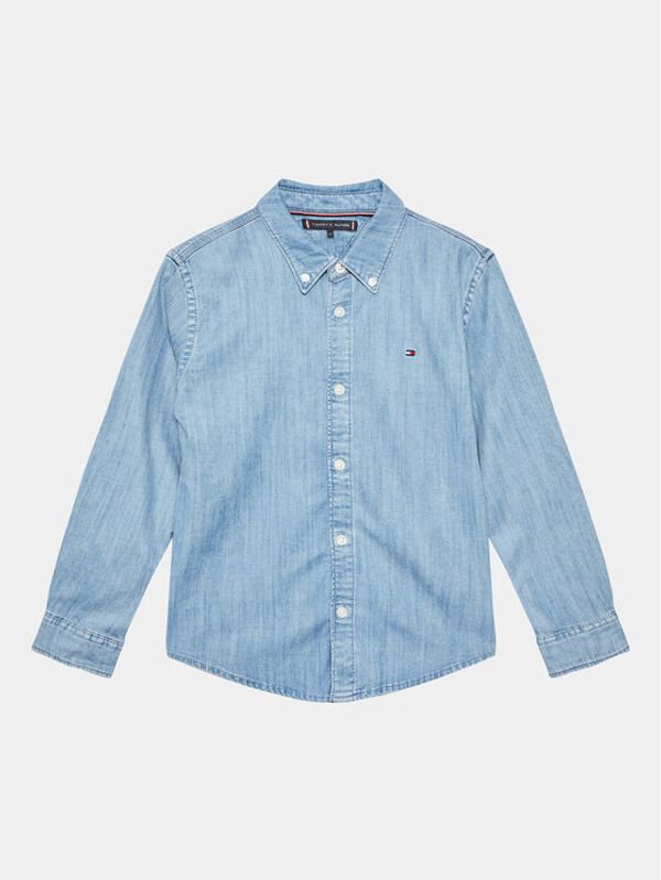 Tommy Hilfiger Tommy Hilfiger дънкова риза KB0KB08228 Син Regular Fit