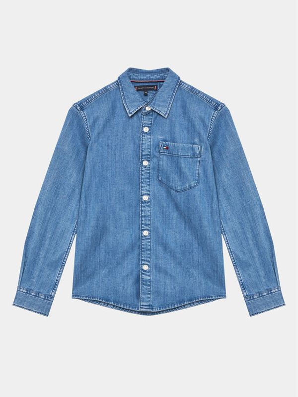Tommy Hilfiger Tommy Hilfiger дънкова риза KB0KB08307 D Син Regular Fit