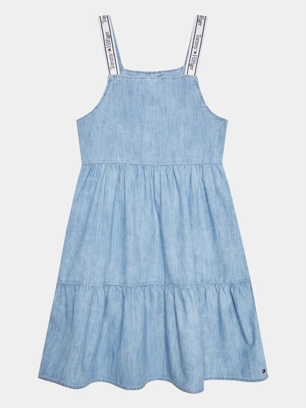 Tommy Hilfiger Tommy Hilfiger Дънкова рокля KG0KG07172 D Син Regular Fit