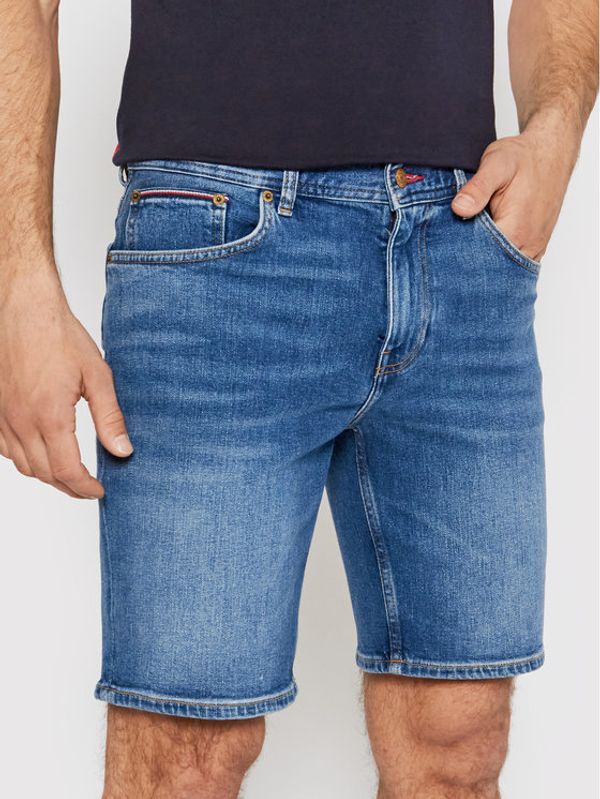 Tommy Hilfiger Tommy Hilfiger Дънкови шорти Brooklyn MW0MW18035 Тъмносин Regular Fit