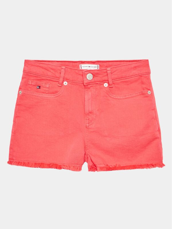 Tommy Hilfiger Tommy Hilfiger Дънкови шорти Harper KG0KG07242 D Розов Regular Fit