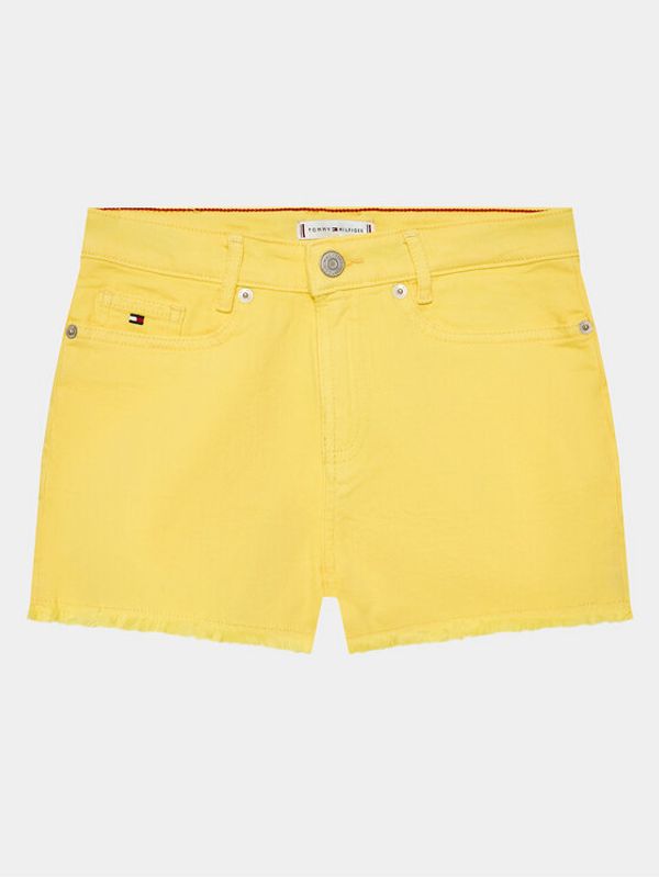 Tommy Hilfiger Tommy Hilfiger Дънкови шорти Harper KG0KG07242 D Жълт Straight Fit