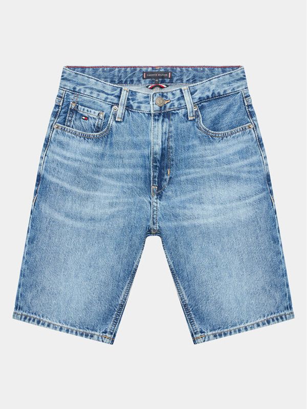 Tommy Hilfiger Tommy Hilfiger Дънкови шорти Skater KB0KB08132 D Син Regular Fit