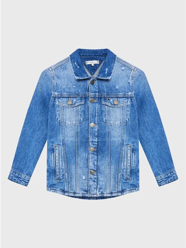 Tommy Hilfiger Tommy Hilfiger Дънково яке Denim Shacket KS0KS00356 D Син Regular Fit