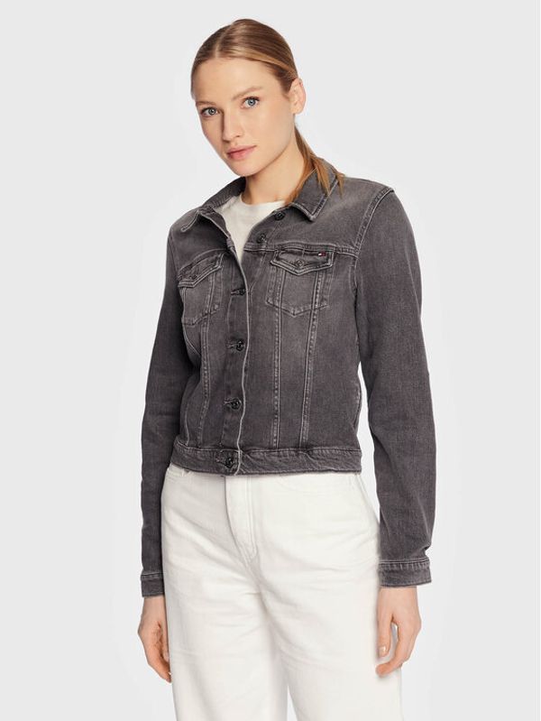 Tommy Hilfiger Tommy Hilfiger Дънково яке Noa WW0WW38243 Сив Regular Fit