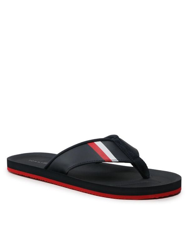 Tommy Hilfiger Tommy Hilfiger Джапанки Comfortable Padded Beach Sandal FM0FM04473 Тъмносин
