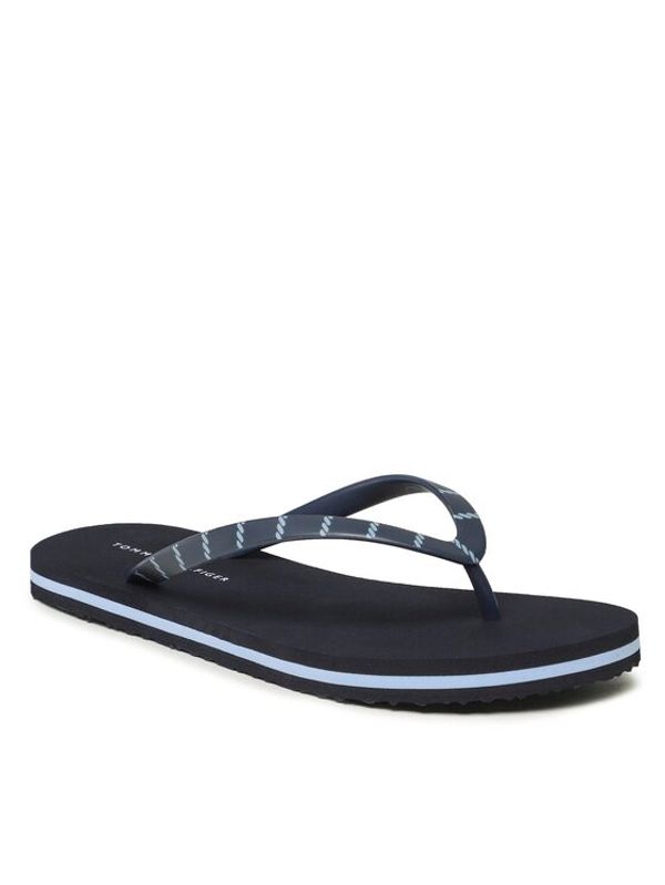Tommy Hilfiger Tommy Hilfiger Джапанки Essential Beach Sandal FW0FW07141 Тъмносин