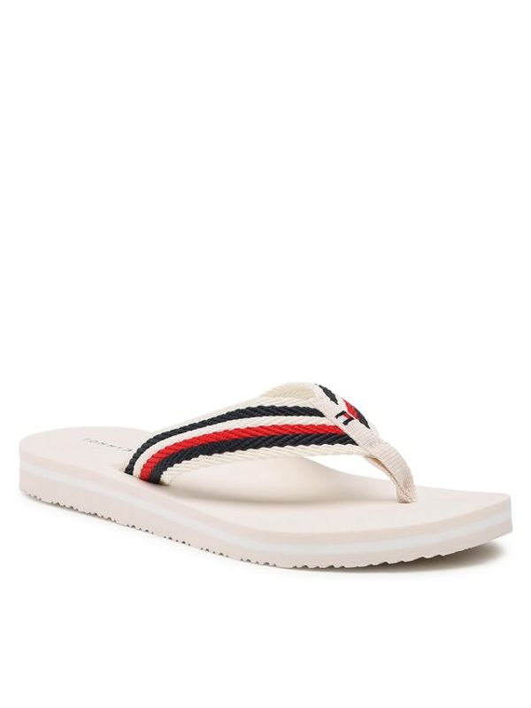 Tommy Hilfiger Tommy Hilfiger Джапанки Essential Comfort Sandal FW0FW07147 Екрю