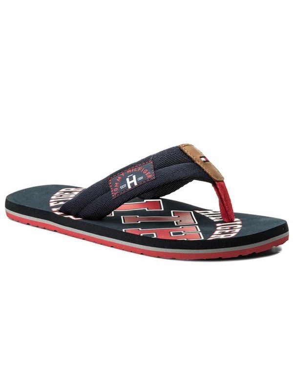 Tommy Hilfiger Tommy Hilfiger Джапанки Essential Th Beach Sandal FM0FM01369 Тъмносин