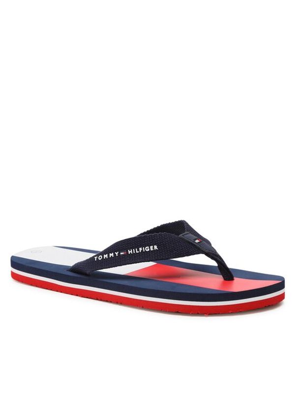 Tommy Hilfiger Tommy Hilfiger Джапанки Flag Flip Flop T3B8-32919-0058 S Тъмносин