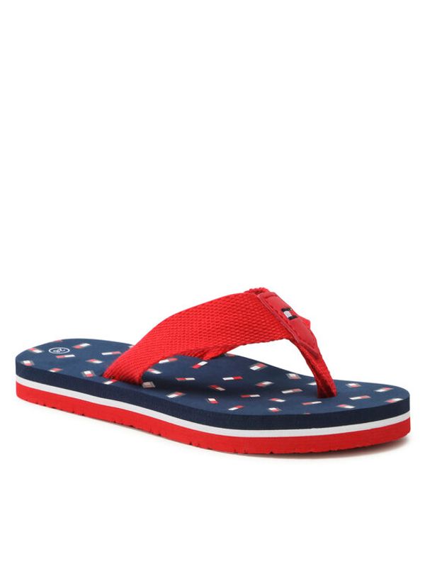 Tommy Hilfiger Tommy Hilfiger Джапанки Flag Flip Flop T3X8-32923-0058 M Червен