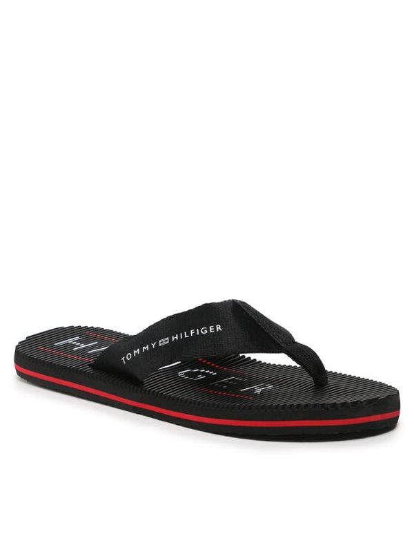 Tommy Hilfiger Tommy Hilfiger Джапанки Massage Footbed Beach Sandal FM0FM04474 Червен