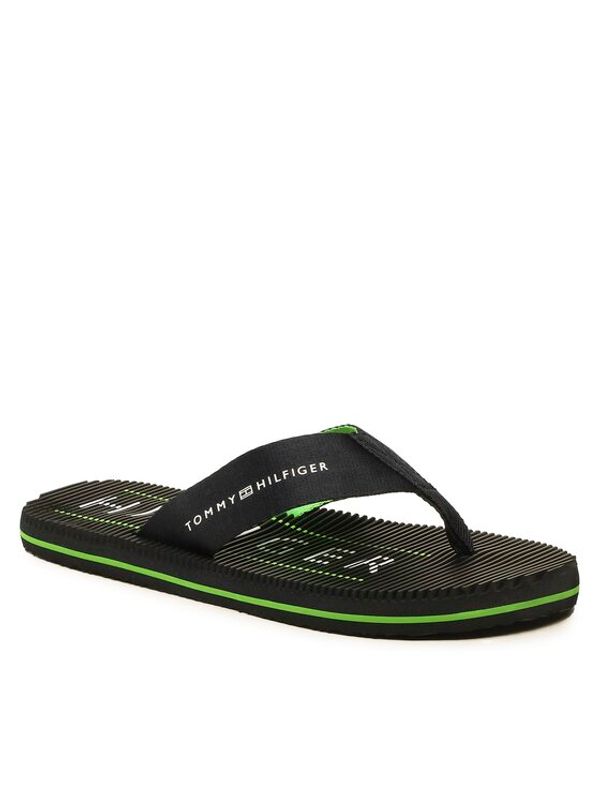 Tommy Hilfiger Tommy Hilfiger Джапанки Massage Footbed Beach Sandal FM0FM04474 Тъмносин
