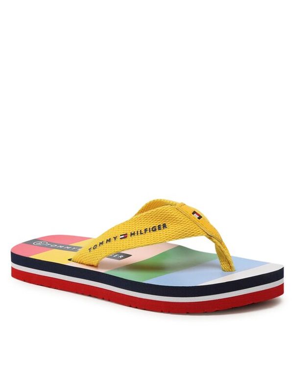 Tommy Hilfiger Tommy Hilfiger Джапанки Multicolor Flip Flop T3X8-32922-0058 M Жълт