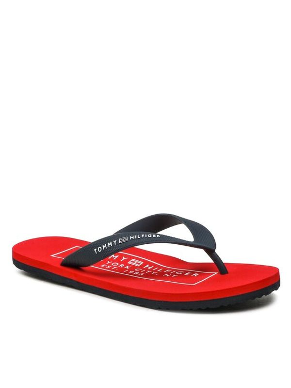 Tommy Hilfiger Tommy Hilfiger Джапанки Rubber Hilfiger Beach Sandal FM0FM04468 Тъмносин