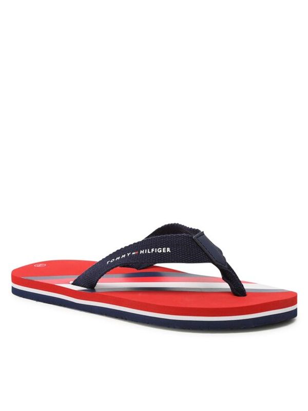 Tommy Hilfiger Tommy Hilfiger Джапанки Stripes Flap Flop T3B8-32920-0058 S Тъмносин
